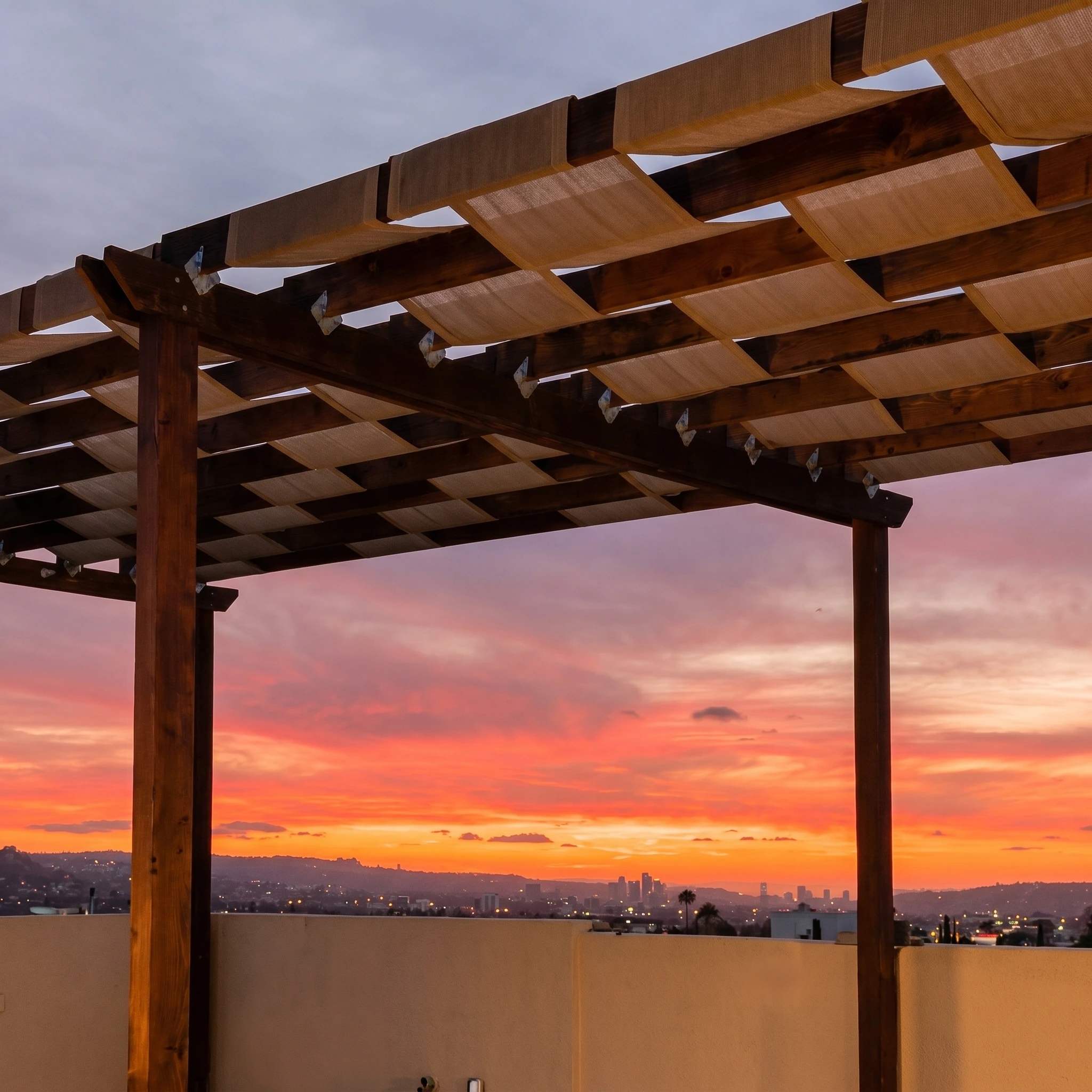 Vista atardecer Terraza Nissi